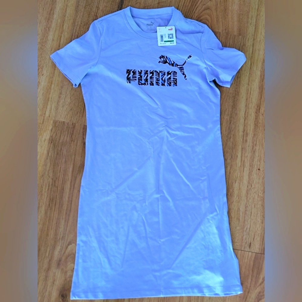 Puma T Shirt Dress sz L NWT